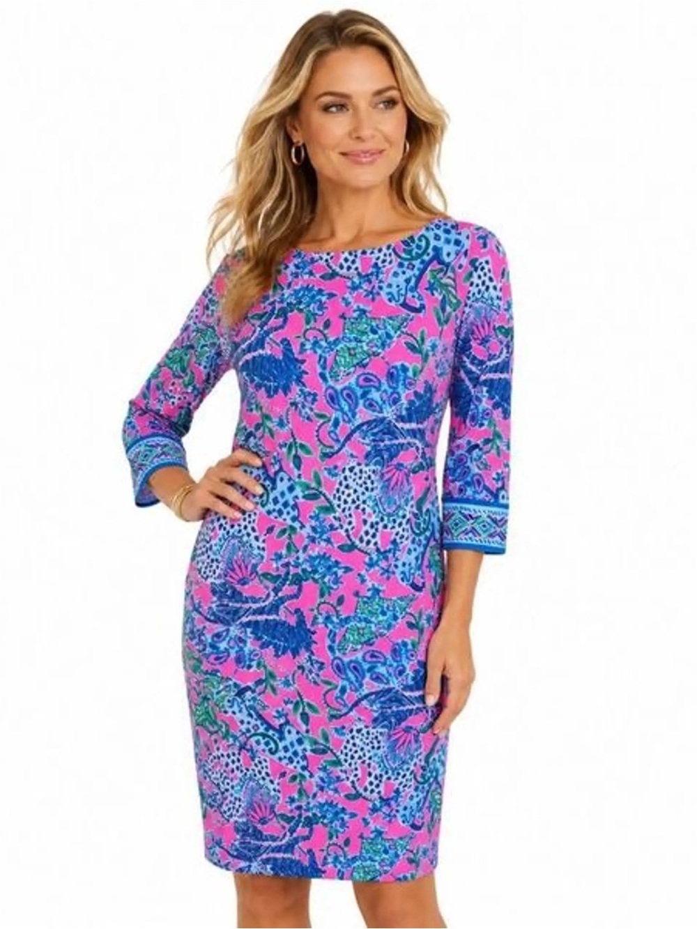 Lilly Pulitzer Braedyn Dress in Untamed Hearts, Size M
